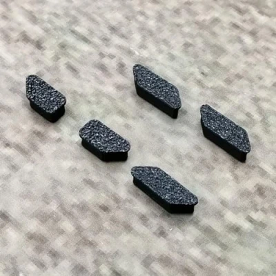 Abbildung von ULEIVA Ersatz Tasten 5X Knopf Schwarz kompatibel mit Garmin Edge 520 Button GPS Fahrradcomputer Ersatzteil Reparatur (Schwarz)