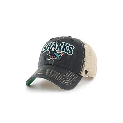 Abbildung von &#039;47 SAN JOSE Sharks Tuscaloosa Clean UP Cap, Größe: One Size, Vintage black