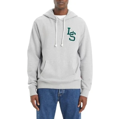 Abbildung von Levi&#039;s Standard Graphic Hoodie Kapuzenpullover, Herren, Größe: Small, Letterman