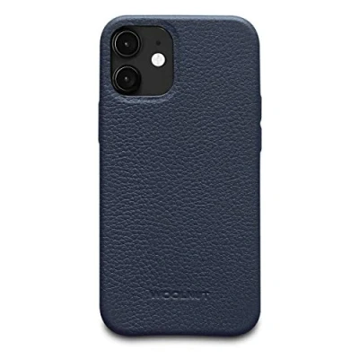 Abbildung von Woolnut Leder Hülle Case für iPhone 12 Mini Blau