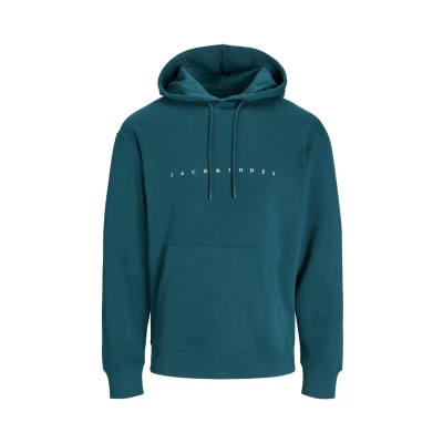 Abbildung von Jack &amp; Jones Jjestar Kapuzenpullover, Herren, Größe: Small, Deep teal