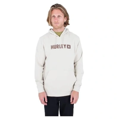 Abbildung von Hurley Herren The Box Fleece Po Pullover Sweater, Knochenfarben, M