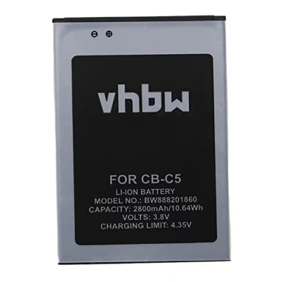 Abbildung von vhbw Akku kompatibel mit Cubot C5 Handy Smartphone Telefon (2800mAh, 3,8V, Li Ion)