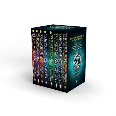 Abbildung von the Witcher Boxed Set: Last Wish, Sword of Destiny, Blood Elves, Time Contempt, Baptism Fire, Tower Swallow, Lady Lake, Season Storms