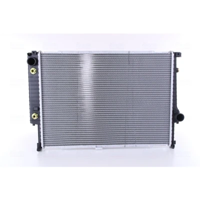 Abbildung von NISSENS 60597A Kühler, Motorkühlung Aluminium 610 438 40 Kühlrippen gelötet BMW: 5 Limousine, Touring, 7