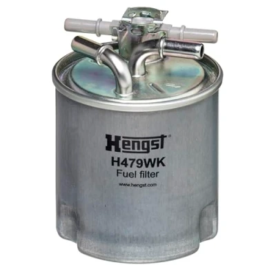 Abbildung von HENGST FILTER H479WK Kraftstofffilter Leitungsfilter NISSAN: Qashqai / Qashqai+2 I, X Trail, NV200 Evalia Bus, RENAULT: Koleos I