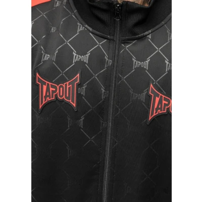 Abbildung von Tapout Normale Passform Punkass SET Trainingsanzug, Herren, Größe: 3XL, Black red