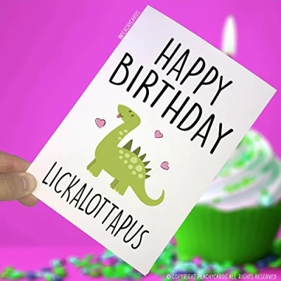 Abbildung von Happy Birthday Karten, Lesben Lustiges Geschenk, Geburtstags Karten Feier Lustig Scherz Karte Neuheit Homosexuell PC57