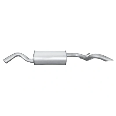 Abbildung von HELLA 8LD 366 029 761 Endschalldämpfer hinten mit Anbauteilen FORD: Escort 6 Cabrio, Schrägheck, Kombi