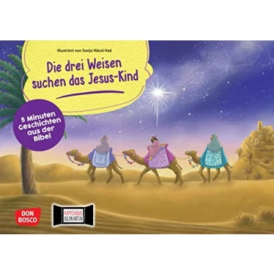 Abbildung von Die drei Weisen suchen das Jesus Kind. Kamishibai Bildkartenset: 5 Minuten Geschichten aus der Bibel. christliche Weihnachtsgeschichte für Krippe, Kita und Kinderkirche. Mit Textvorlage.