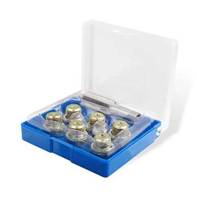 Abbildung von CCLIFE 13tlg Ölablassschraube Reparatur Satz M17 x 1,5 mm Gewinde Reparatu Reparatursatz für