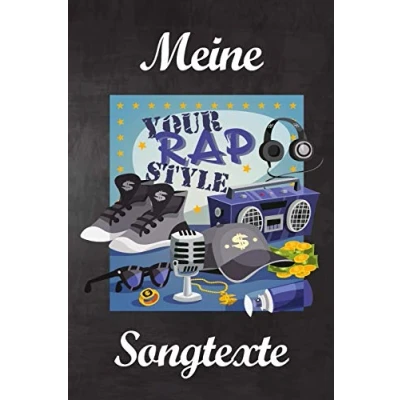 Abbildung von Meine Songtexte: Notizbuch Songbook Perfekt zum Songtexte schreiben Song Writing Geschenk für Kinder Künstler und Erwachsene