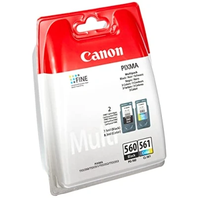 Abbildung von Canon duopack pg560 black + cl561 color PG560CL651
