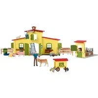 Abbildung von Farm World mit Hühnerstall und Pferdestall, Spielgebäude