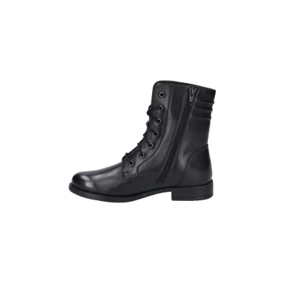 Abbildung von Josef Seibel Damen Schnürstiefeletten Simona 01,Weite G (Normal),Wechselfußbett,Kurzstiefel,uebergangsschuhe,schwarz,38 EU