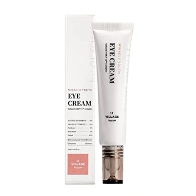 Abbildung von [VILLAGE 11 FACTORY] MIRACLE YOUTH EYE CREAM (25ml) Korean Skincare Vegan Mit Retinol 0,1% Für Einsteiger Squalan eine pralle und strahlende Augenpartie