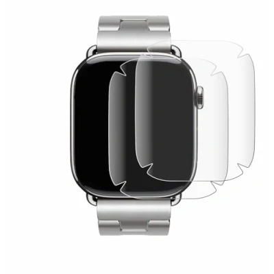 Abbildung von BROTECT 2 Stück Full Cover Schutzfolie für Apple Watch Hermès Series 10 (42 mm) Screen Displayschutz Folie [3D Curved, Kristall Klar]