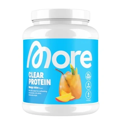 Abbildung von MORE clear Protein, Mango Juice, 600 g, Protein Drink mit Whey Isolat, made in Germany