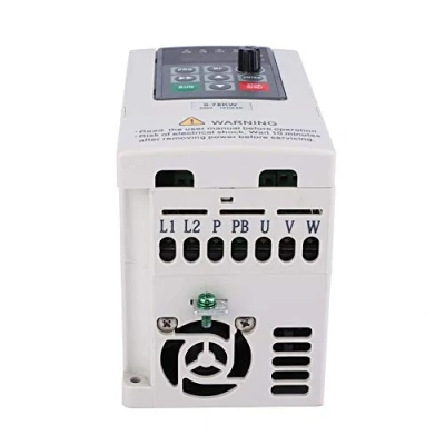 Abbildung von VFD Wechselrichter, 220 V 0,75 kW Frequenzumrichter 1 Phasen Eingang 3 Ausgang PWM Steuerung