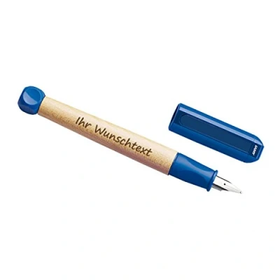 Abbildung von Lamy Füllfederhalter ABC Modell 09, Farbe blau, Feder LH, inkl. Laser Gravur, für Linkshänder