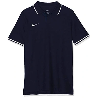Abbildung von Nike Kinder Y TM CLUB19 SS Polo Shirt, Grau (Charcoal Heathr/White/071), Gr. XL