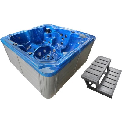 Abbildung von Sanotechnik Whirlpool &quot;OASIS MAXI&quot;, (Set), 210x210x95 cm, inkl. Einstiegsleiter und Abdeckung