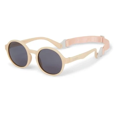 Abbildung von Original Dooky Fiji runde Sonnenbrille für Mädchen und Jungen, geeignet Kleinkinder Babys, UV A &amp; B Schutz, bruchsicheres Glas mit einstellbarem abnehmbarem Band), Cappuccino, Cappucino