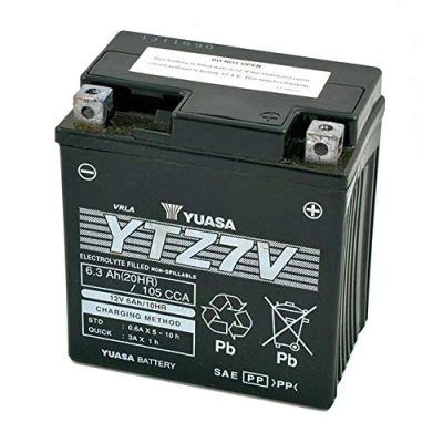 Abbildung von BATTERIA YUASA YTZ7V 12V 12 VOLT 6,3AH FIT FÃœR DRY