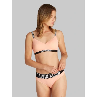 Abbildung von Calvin Klein Underwear Lghtly Lined Bralette Tshirt BH, Damen, Größe: Large, Papaya punch