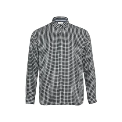 Abbildung von s.Oliver Big Size Herren 2158871 Hemd Langarm kariert, Grau/Schwarz 95N4, XXXXX Large