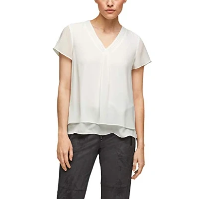 Abbildung von s.Oliver Black Label Bluse, Damen, Größe: 38, Soft white