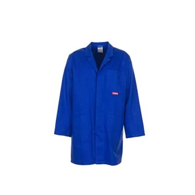 Abbildung von Planam Arbeitsjacke Berufsmantel 100% Baumwolle 290 g/qm Größe 54 kornblau