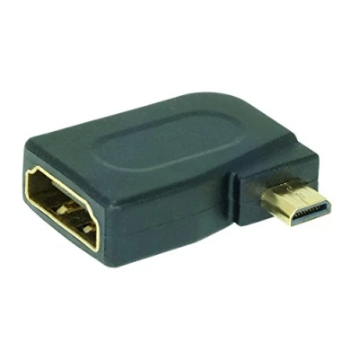Abbildung von SunshineTronic High Speed HDMI Adapter 4K (90 micro Stecker(D) auf Buchse(A))