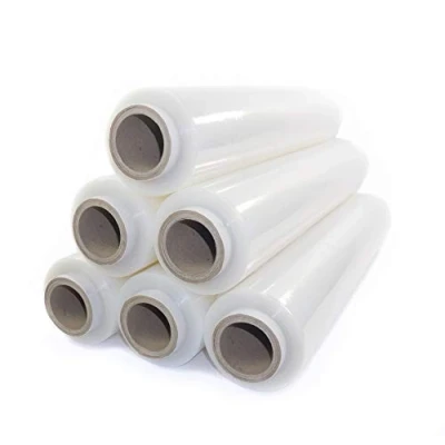 Abbildung von Netuno 6x transparente Stretchfolie 23my 500 mm 2,5 kg Folie Polyethylen Cast Film transparent Plastikfolie Einpackfolie Umzugsfolie Verpackungsfolie Dehnfolie durchsichtig