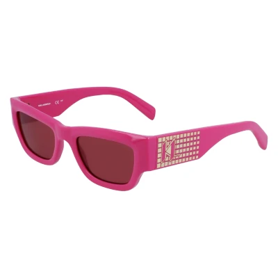 Abbildung von KARL Lagerfeld Sonnenbrille, Damen, Größe: One Size, Fuchsia