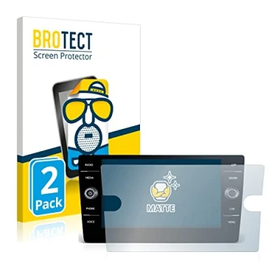Abbildung von BROTECT Entspiegelungs Schutzfolie für Volkswagen T Roc R Line 2022 Discover Media 8&quot; (2 Stück) Matte Displayschutz Folie, Anti Fingerprint
