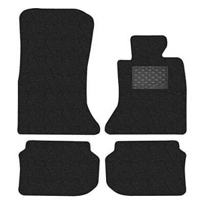 Abbildung von Nicoman Spaghetti Allwetter Fußmatten, passgenau, für 5er Serie Limousine/Kombi F10/F11 Baujahr 20102013, komplettes Set, Schwarz, 4 teilig