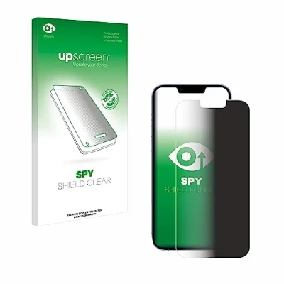 Abbildung von upscreen Anti Spy Blickschutzfolie für Apple iPhone 13 Pro Max Privacy Screen Displayschutz Folie [Sichtschutz, Blaulichtfilter]