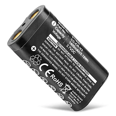 Abbildung von CELLONIC CR V3 Akku kompatibel mit Pentax K100D, Optio 33L, K110D, *istDL, S60, 330GS 3.6V 3.7V 1400mAh