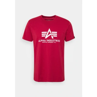 Abbildung von Alpha Industries Tshirt print, Herren, Größe: Small, Red