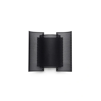 Abbildung von Northern Butterfly perforated Wandlampe schwarz