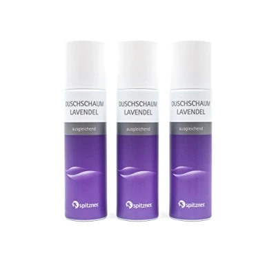 Abbildung von Spitzner Duschschaum Lavendeltraum 3x150ml Vorteilspack Wellness Dusche sanft reinigender Schaum dermatologisch getestet, vegan und hautverträglich ausgleichend