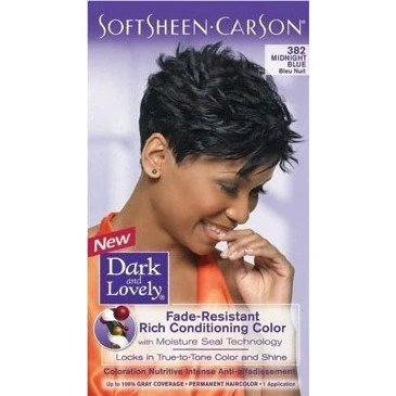 Abbildung von Dark AND Lovely HAIR DYE COLOR 382 MIDNIGHT BLUE by &amp;
