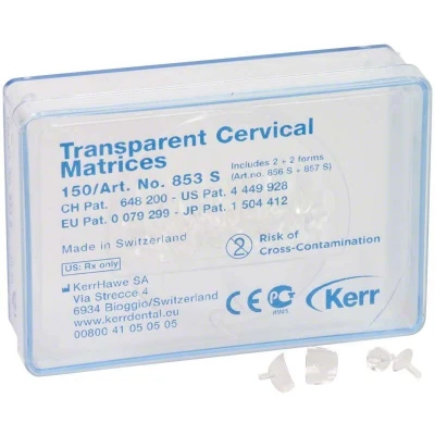Abbildung von Hawe Zervikalfolien transparent 853S 150 Matrizen