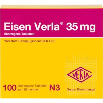 Abbildung von Eisen Verla 35 mg überzogene Tabletten 100 St