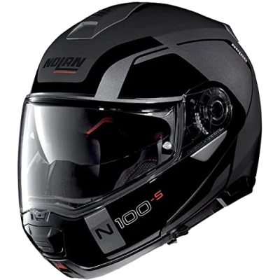 Abbildung von Nolan N100 5 Consistency N Com Klapphelm XL (62) Schwarz/Grau