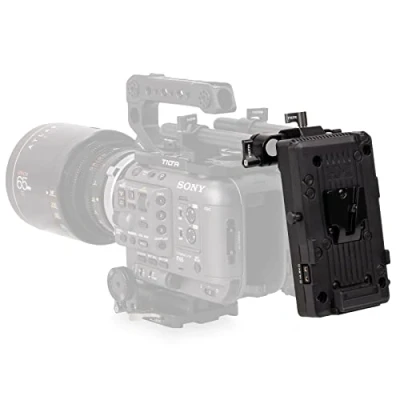 Abbildung von Tilta Batterieplatte kompatibel mit Sony FX6 Typ II V Mount Bracket Adapter ES T20 BTP2