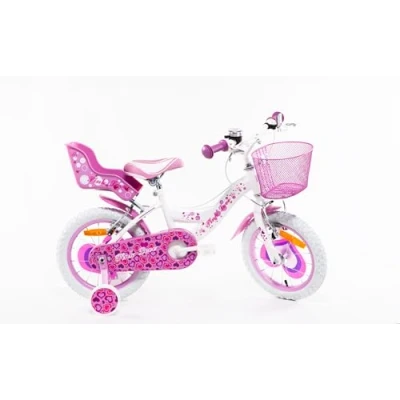 Abbildung von SCH Fahrrad Pink Love, Kinderfahrrad, Weiß, 14 Zoll