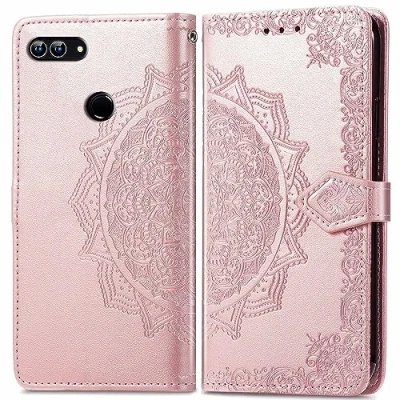 Abbildung von BIIULHCI Hülle für Huawei P Smart 2018,Klappbar Leder Tasche Case Cover,Handyhülle 2018 Kartenfach Standfunktion Schutzhülle Klapphülle Lederhülle