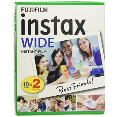 Abbildung von Fujifilm Instax 5 Boxen à 20 Fotopapiere (100 Fotos im Breiten Format) für Fuji 210